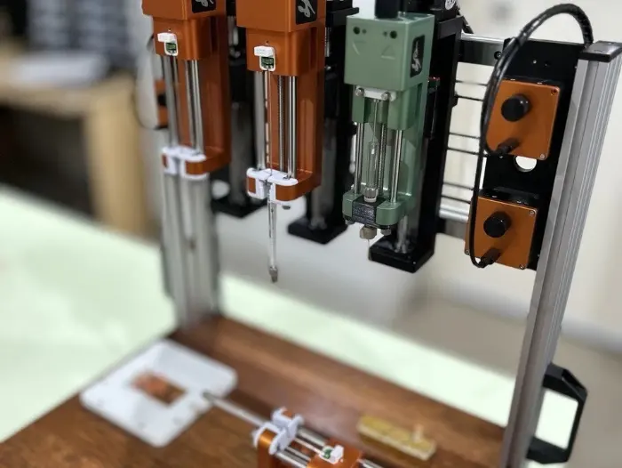 Precision syringe pumps for microfluidics.